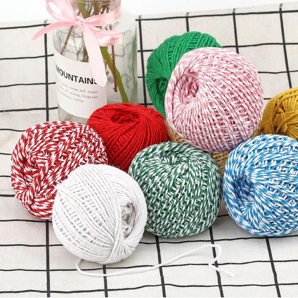 Home Textiles Com - Two Colors Cotton Bakers Twine Rope