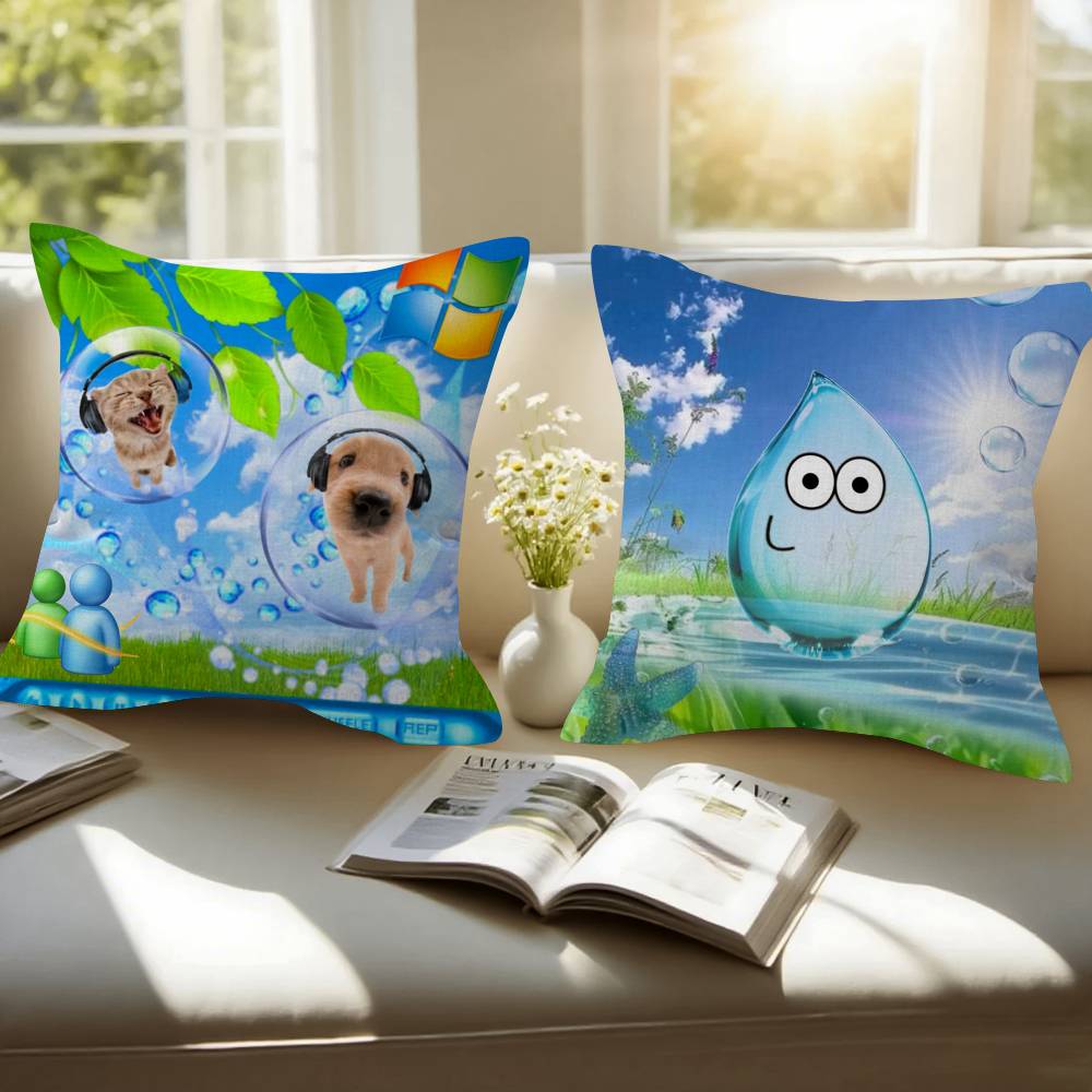 Frutiger Aero Art cushion  Pil - Home Art Textiles review and price
