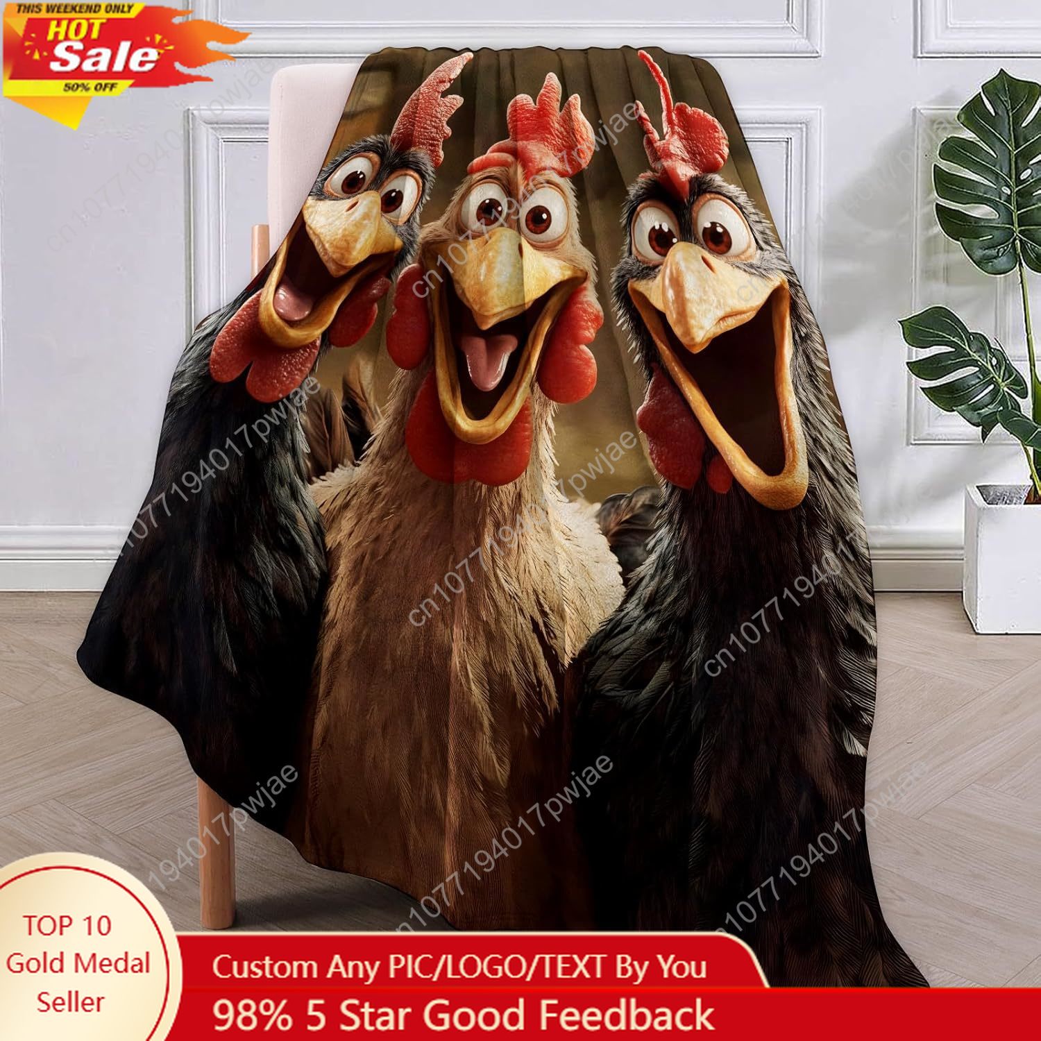 Chickens Blanket Gifts for Wom - Home Textiles Usa review and price