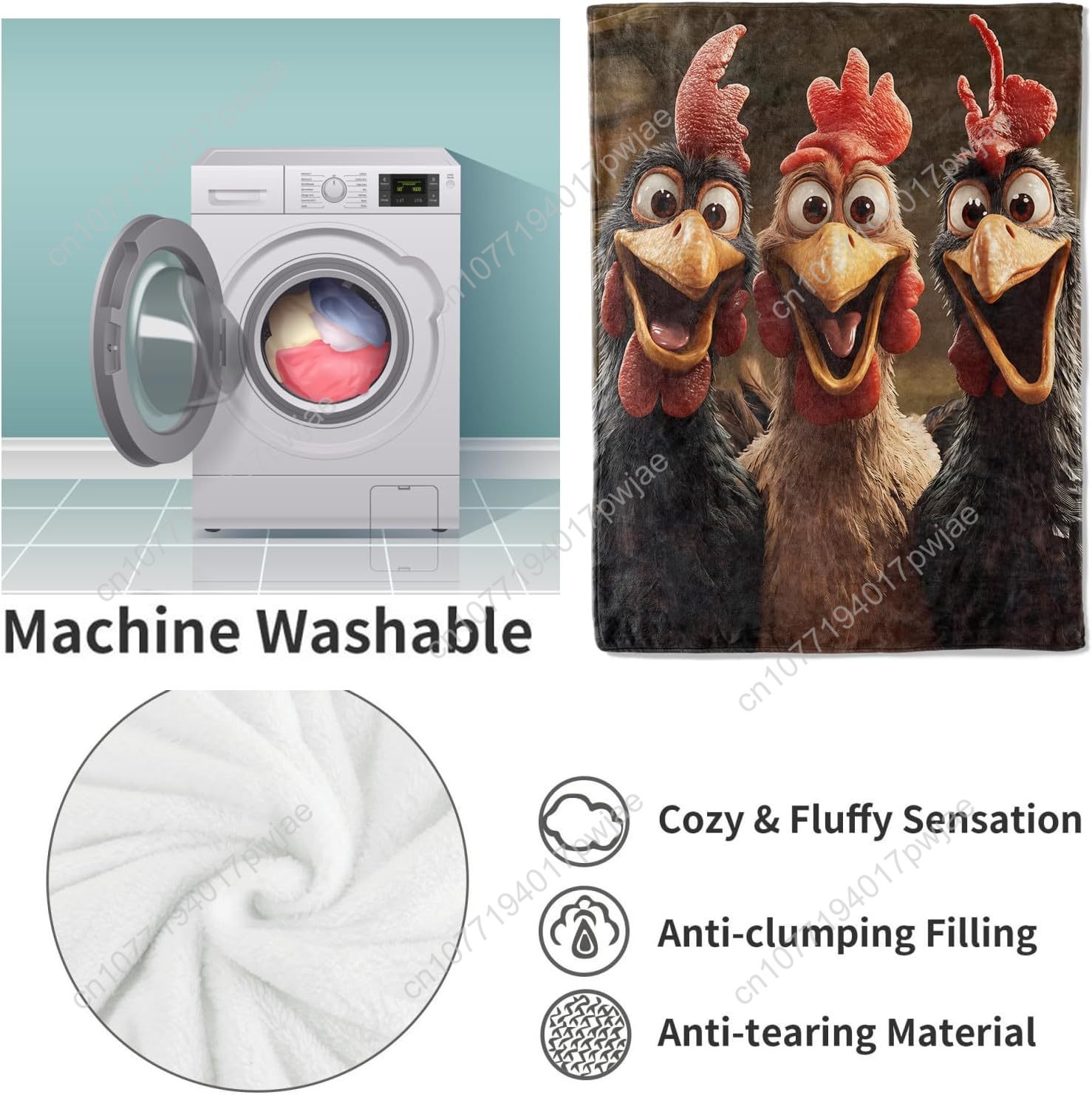 Chickens Blanket Gifts for Wom - Home Textiles Usa review and price