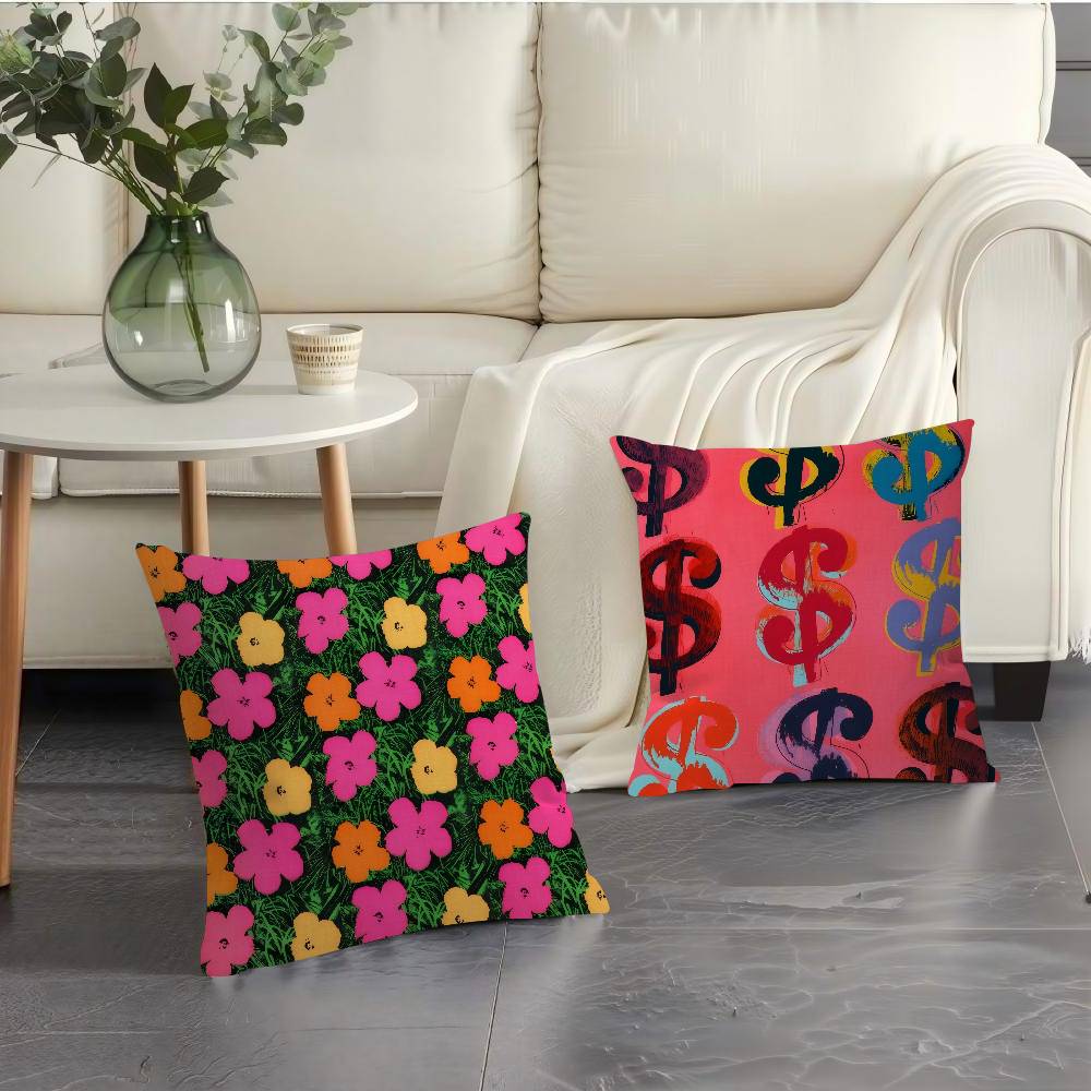 A-Andy W-Warhol Art  Cushion C - Home Art Textiles review and price