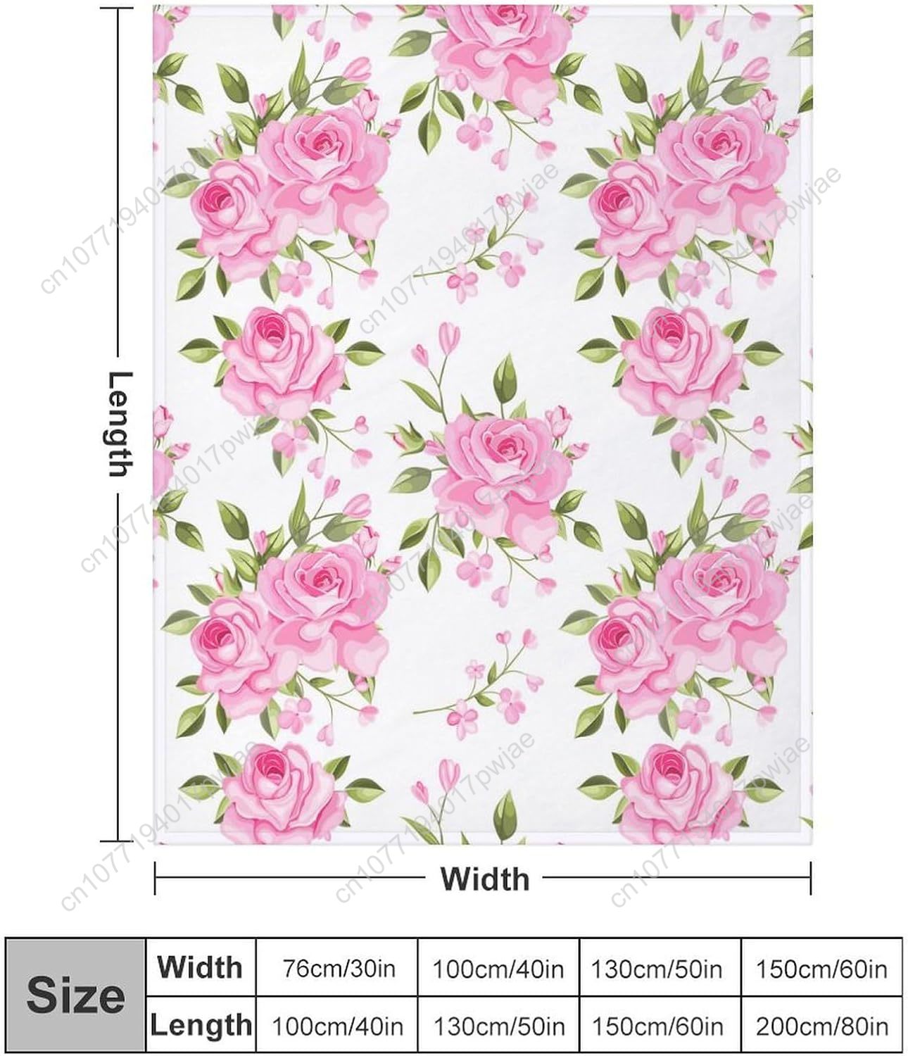 Pink Flower Throw Blanket Flor - Home Textiles Usa review and price