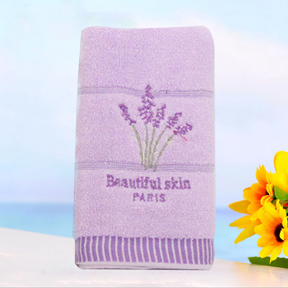 Soft Luxurious Lavender Embroi - Home Textiles Pakistan review and price