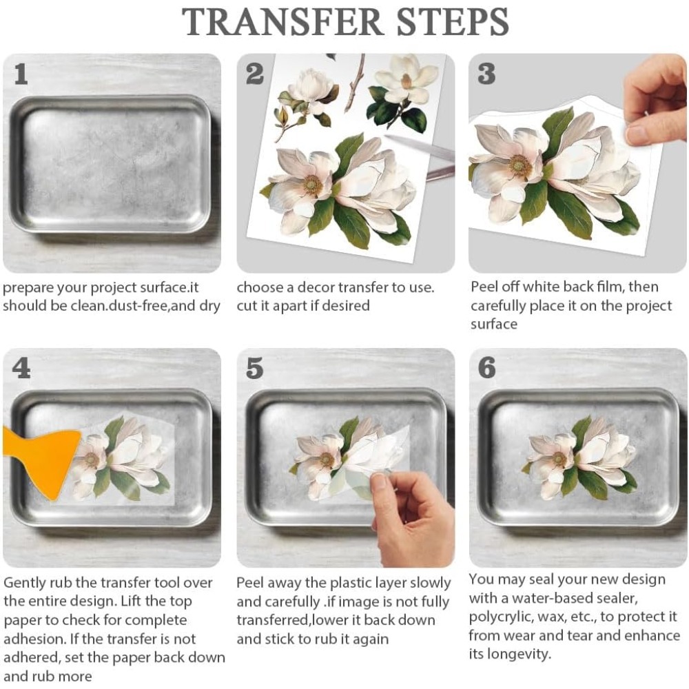 3pcs/Set Rose Rub on Transfers - Vintage Home Textiles review and price