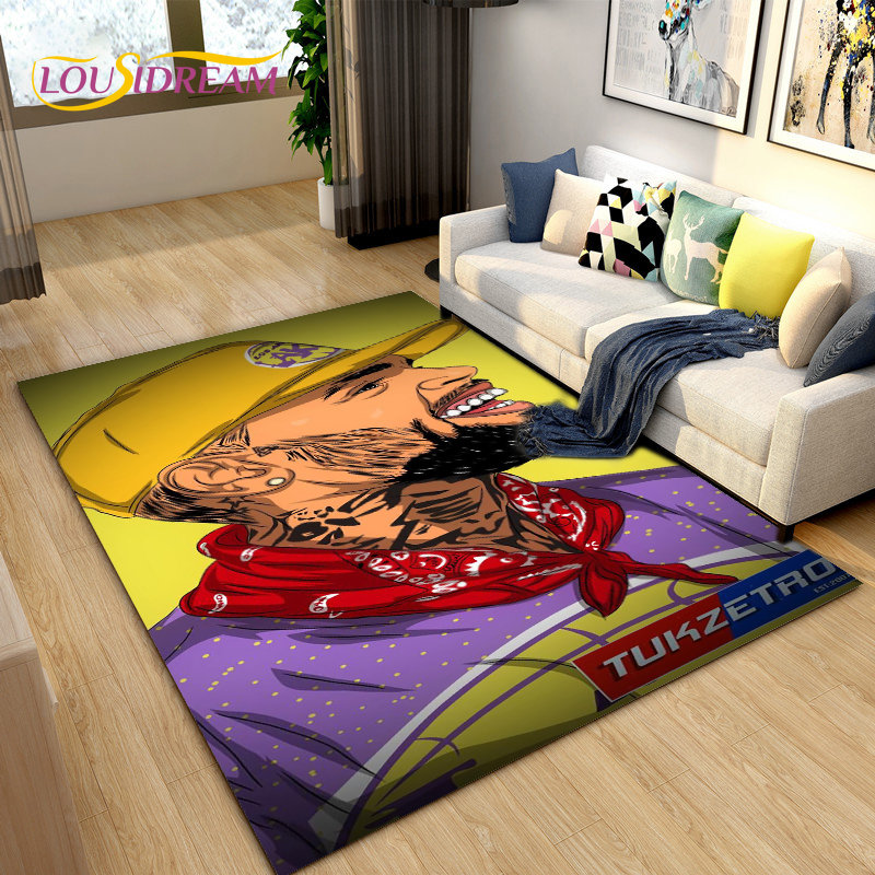 Hip Hop Art Rapper Legend Star - Home Art Textiles review and price