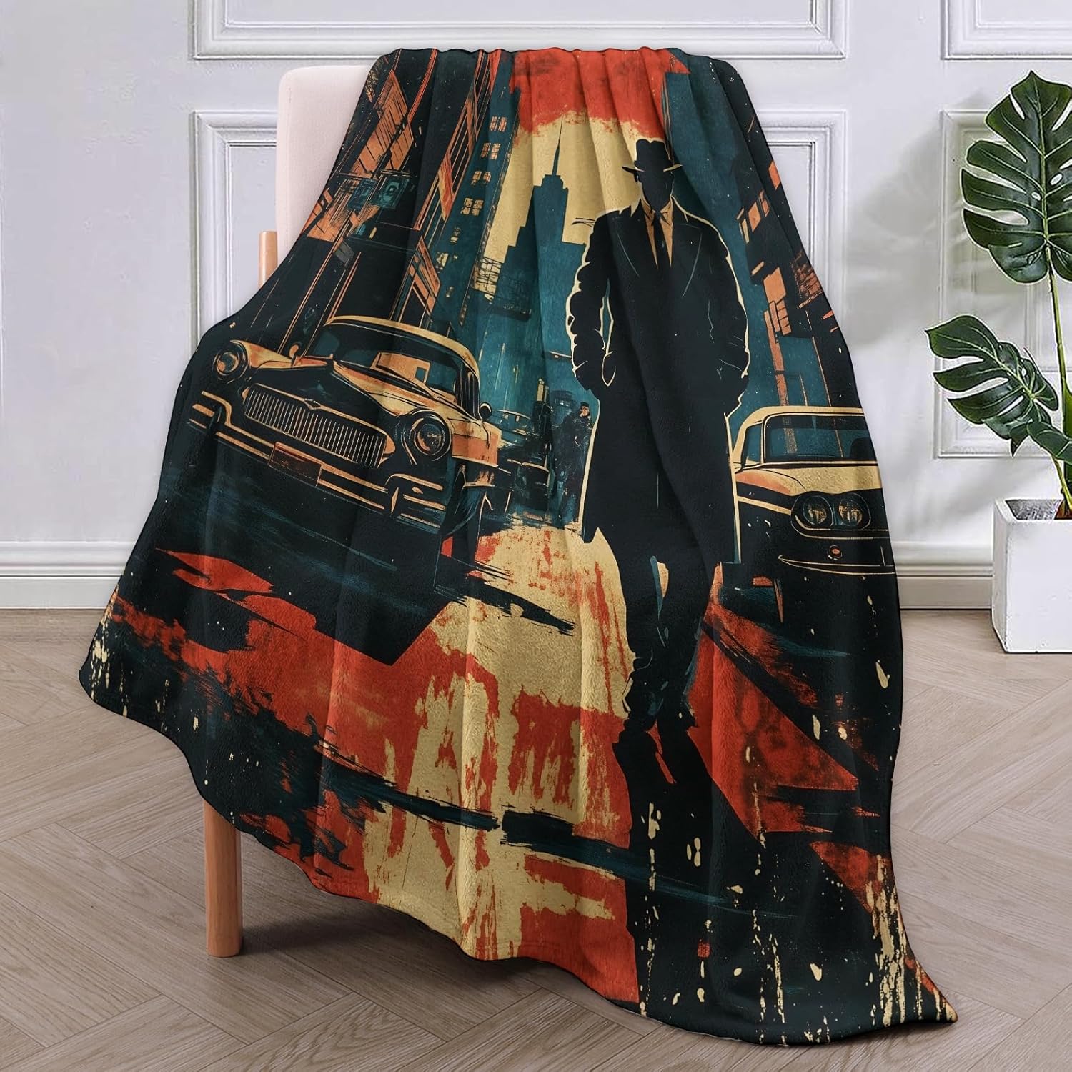Noir Detective Blanket Gifts f - Home Textiles Usa review and price