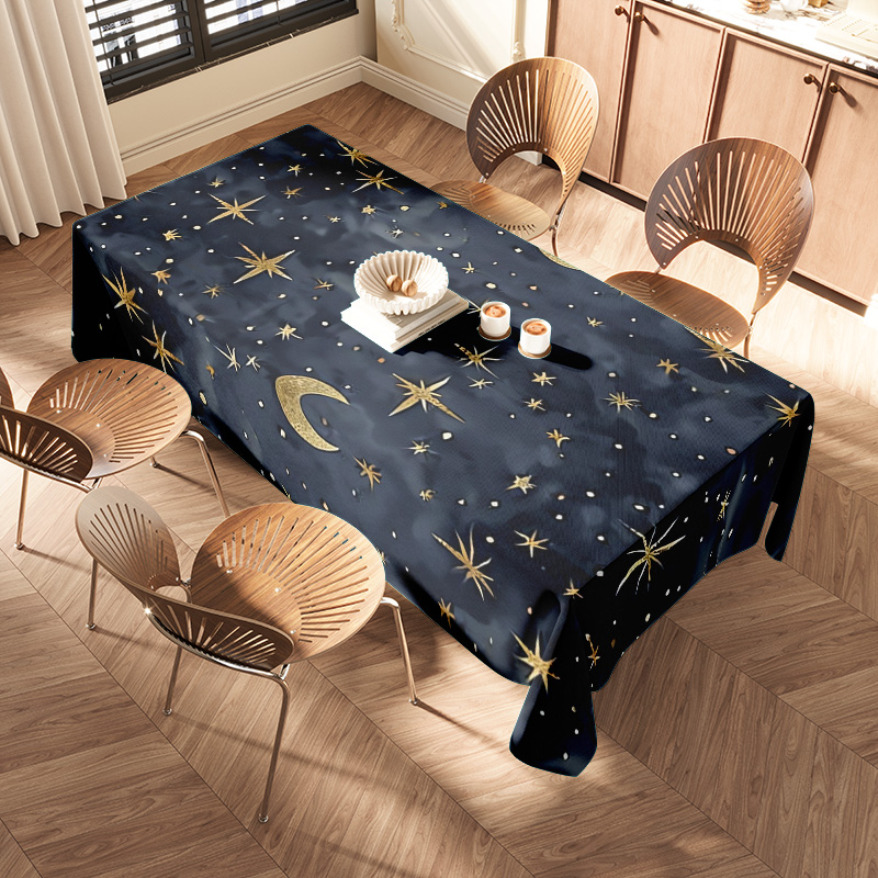Stylish Dark Blue Stars Moon T - Home Textiles Com review and price