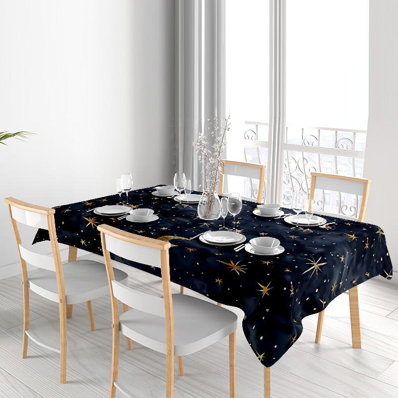 Stylish Dark Blue Stars Moon T - Home Textiles Com review and price