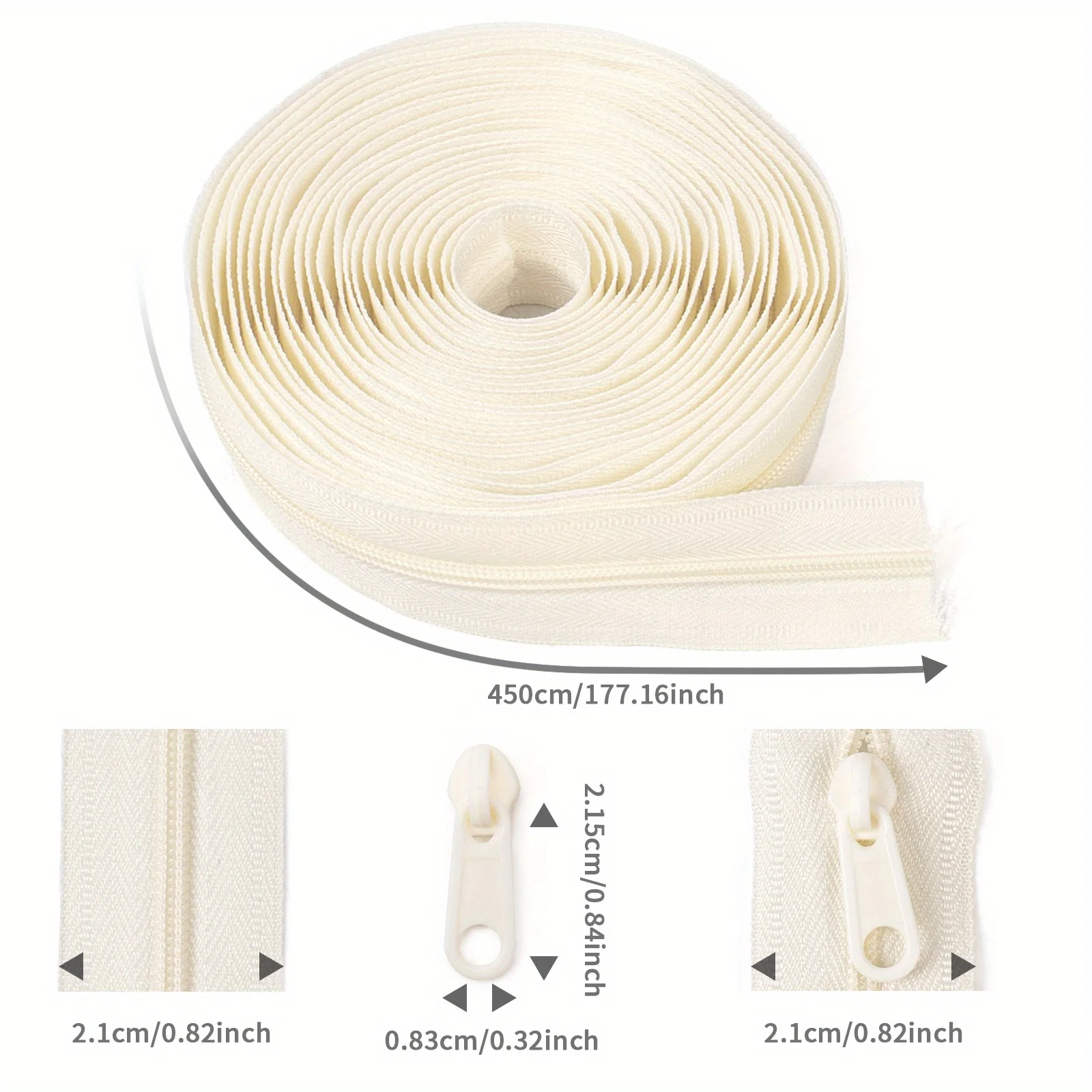 1 group = 4.5m zipper + 10 pla - Home Textiles Group review and price