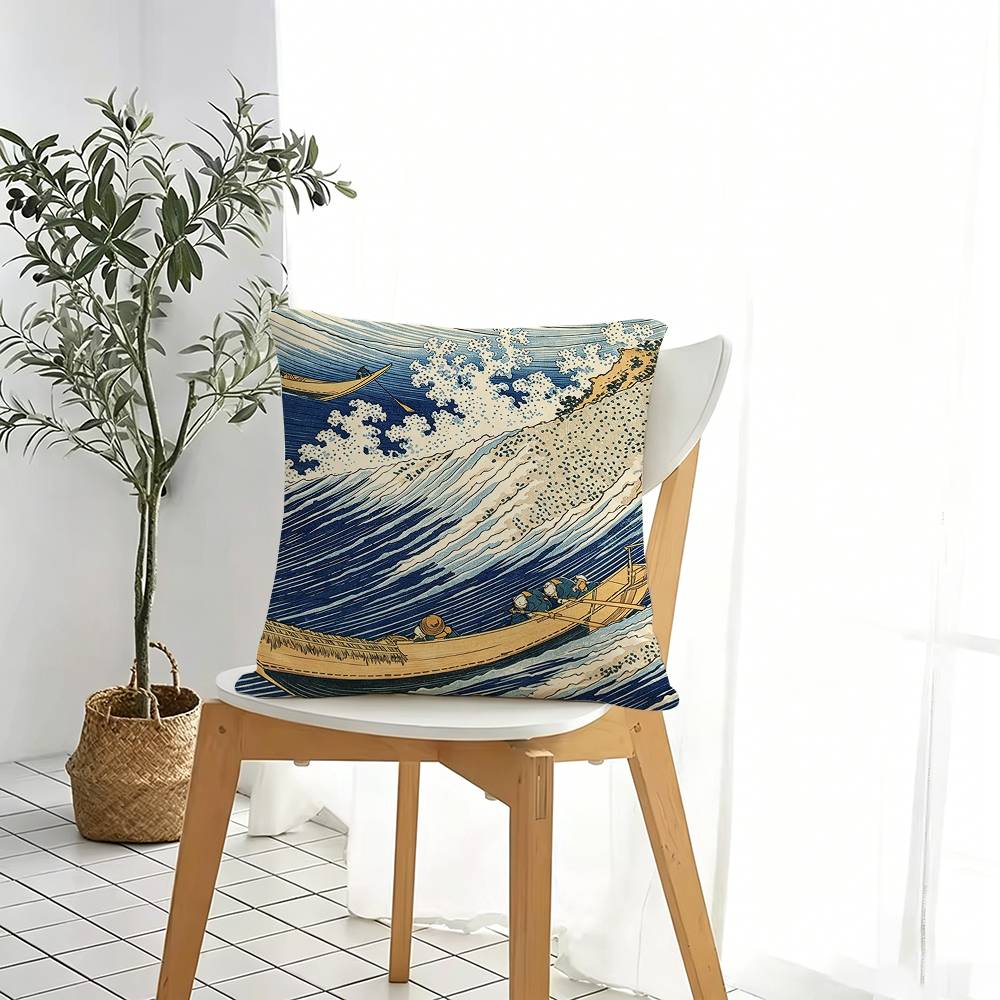Art Katsushika H-Hokusai  Squa - Home Art Textiles review and price